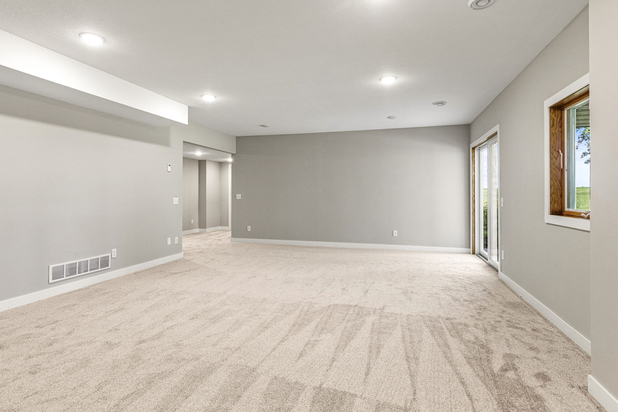 Basement recreation area